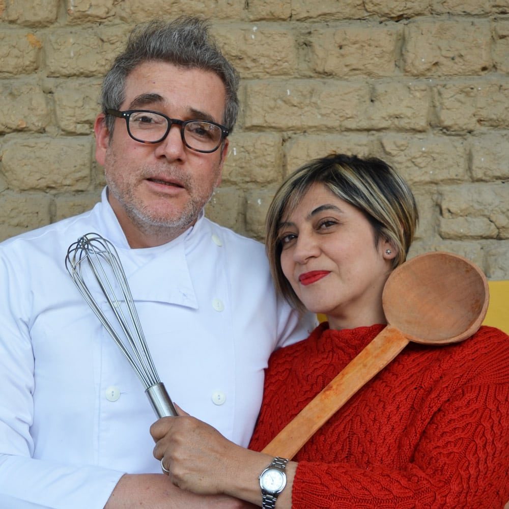 El Chef Javier Oviedo y Gloria Lara, creadores de La Gloria